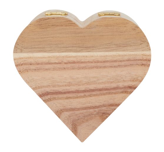 VBS Dřevěná krabička "Srdce"