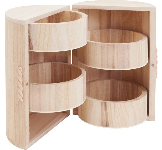 VBS Small cabinet with 4 compartments, round