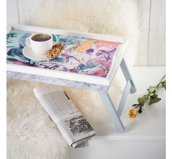 Dřevěný stojící podnos VBS