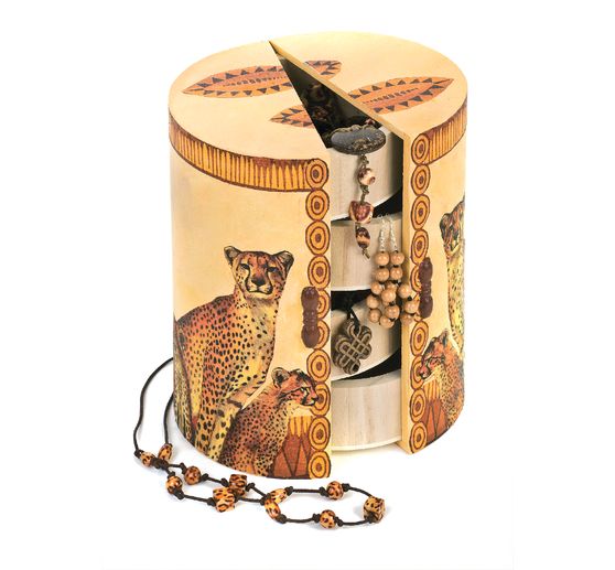 VBS Small cabinet with 4 compartments, round