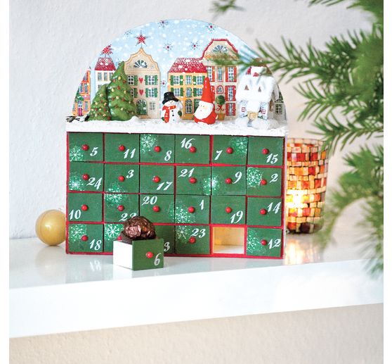 VBS Advent calendar with 24 drawers