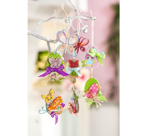 Decoration pendants "Eggs", 6 pieces