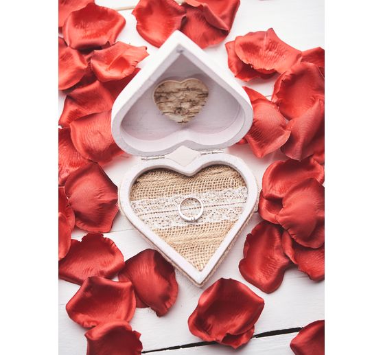 VBS Dřevěná krabička "Srdce"