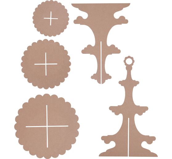 Etagere, 3-tier, MDF wood