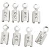 Spojovací uzávěr, 8x3mm, 8 kusů Postříbřený