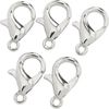Lobster clasp, 12 mm Silver-Plated