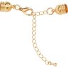 Locking set with regulation chain, Ø 8 mm Gold coloured