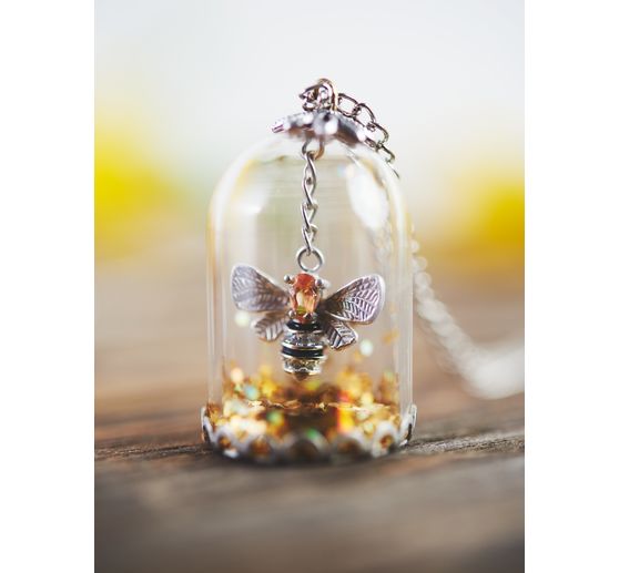 Decoration pendant "Glass bell" , 2 parts