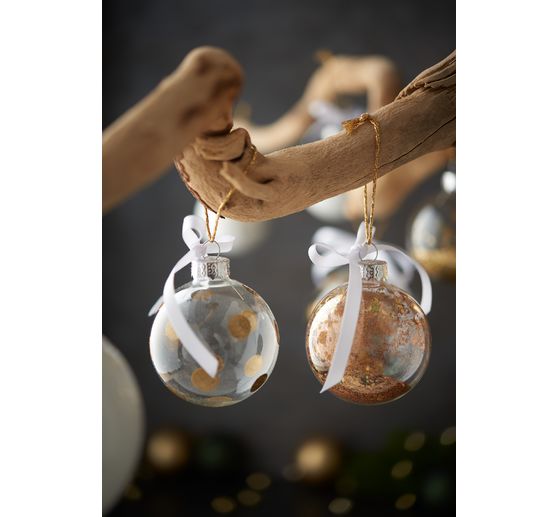 VBS Glass balls, Ø 6 cm, 4 pieces