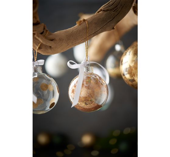 VBS Glass balls, Ø 8 cm, 2 pieces