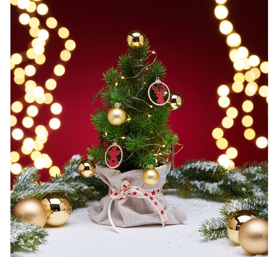 VBS Decoration pendant "Tree baubles" in wooden box