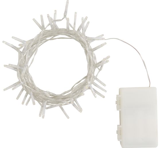 VBS Venkovní mini LED světelný řetěz, s časovačem 6/18 hod.