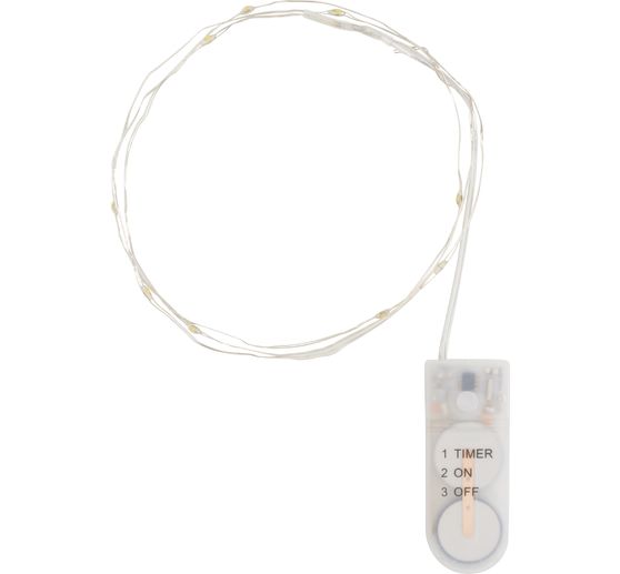 VBS Micro LED chain of lights, with timer, 10 LEDs