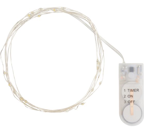 LED světelný řetěz s časovačem, 20 LED