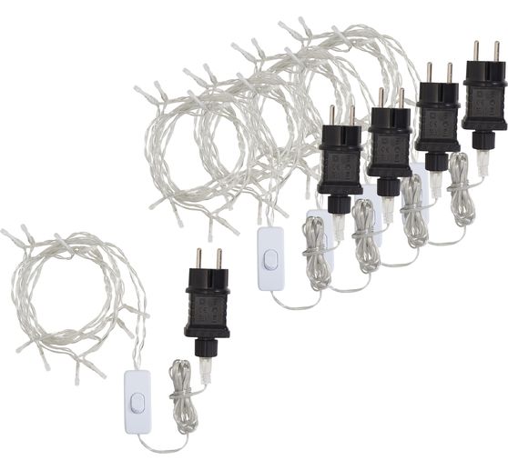 VBS LED chain of lights, 10 LEDs, 5 pcs.