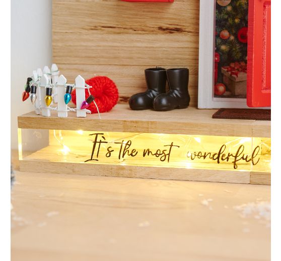 Acrylic blocks, 22 x 8 x 160 mm