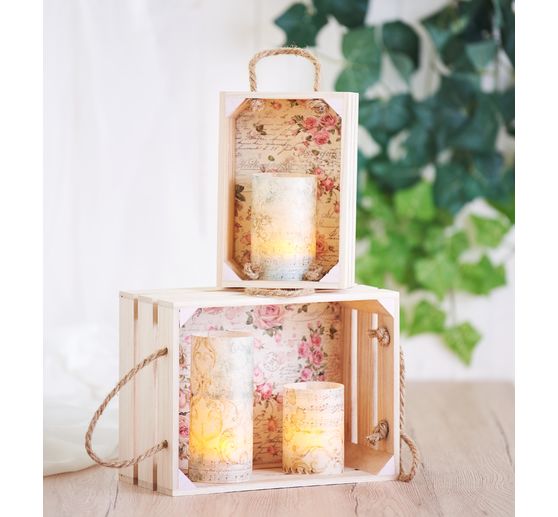 VBS LED svíčky, 4 kusy, s časovačem