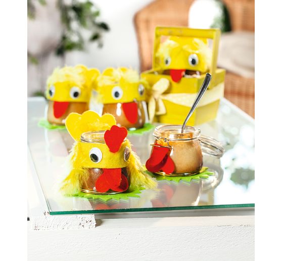 VBS Jars with clip closure "Bulbous", 24 pieces