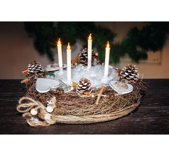 VBS LED svíčka s klipem, 2 kusy