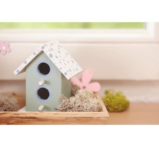 VBS Decorative birdhouses "Minis", set of 2