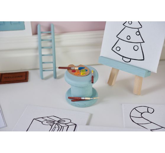 VBS Canvas board 10 x 10 cm, 5 pieces