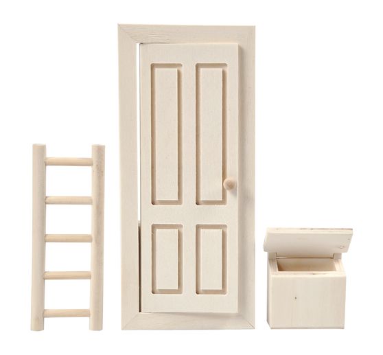 Vílí dveře a vílí nábytek, 3 kusy.