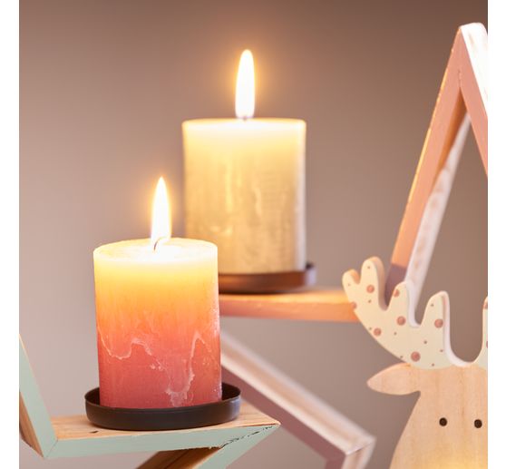 Pillar candle "Rustik", Ø 6 x 8 cm
