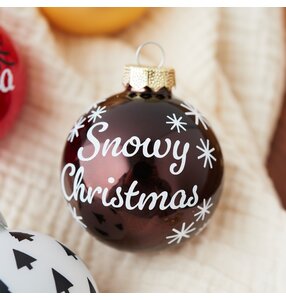 Weihnachtskugeln beplotten