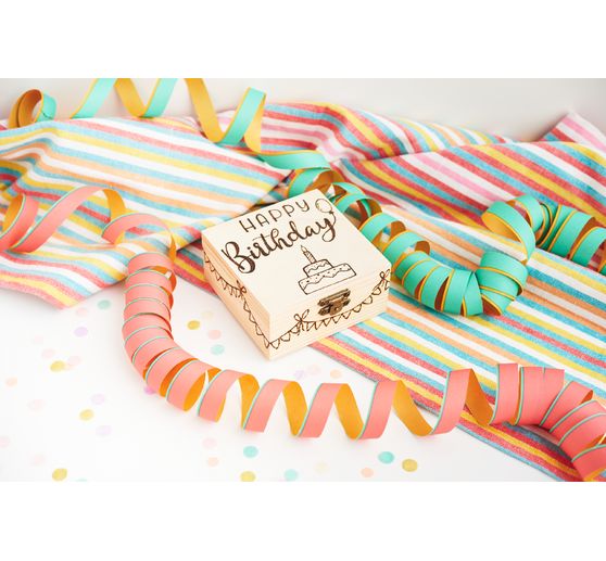 VBS Dřevěn&aacute; krabička, čtvercov&aacute;