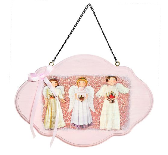 Dekorativní cedule VBS z borovicového dřeva