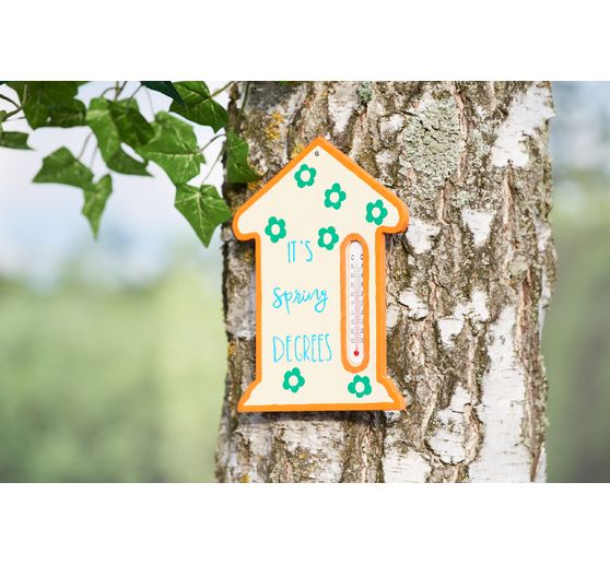 VBS Wall thermometer "House"