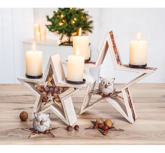 VBS Decoration stars with candle holders