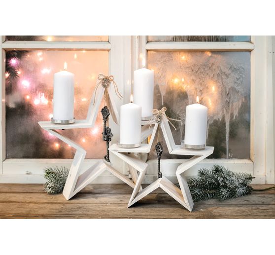 VBS Decoration stars with candle holders