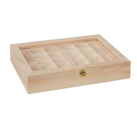 Sorting jewelry box, pine wood