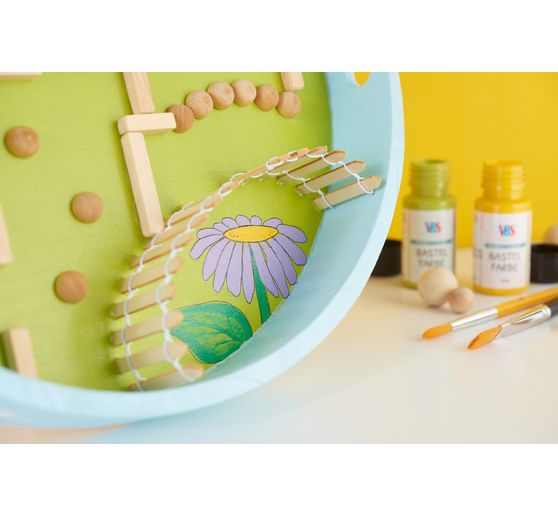 VBS Wooden half balls, "Ø 15 mm", 50 pieces