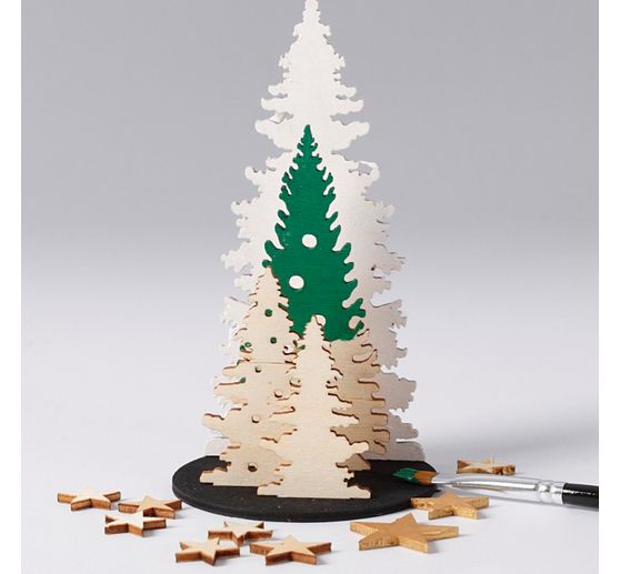 Wood-Wood building kit "Fir trio", plywood