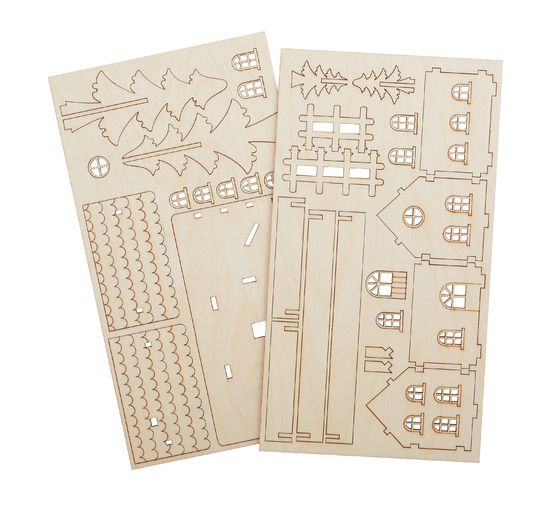 Dřevěná stavebnice "Dům světel"