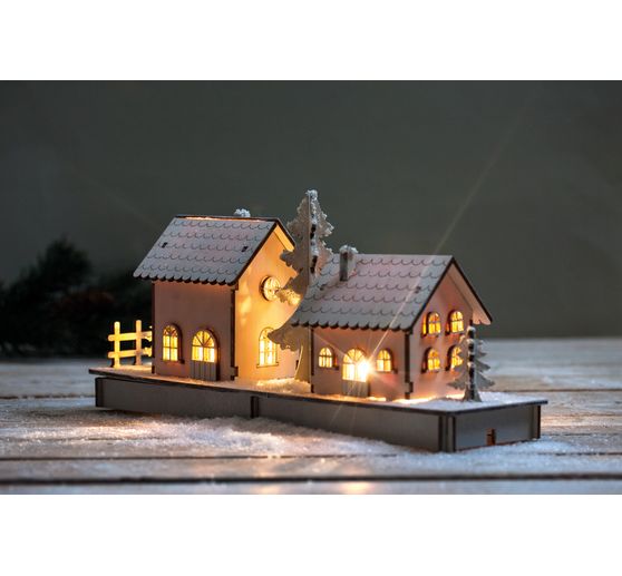 Dřevěná stavebnice "2 lehké domky"