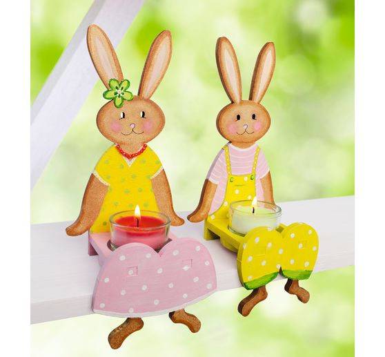 Edge stool "Rabbit Daisy", MDF wood