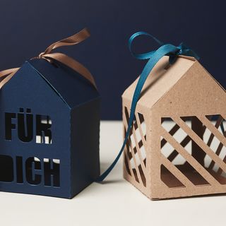 Šablona pro návrh dárkové krabičky pro Silhouette Cameo