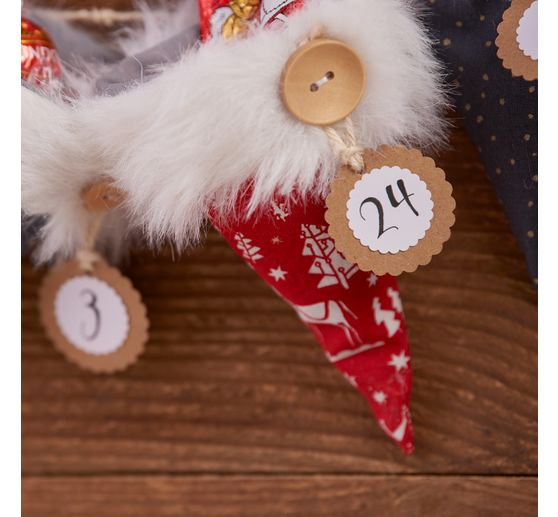 Dřevěné knoflíky VBS "size mix", 100 g