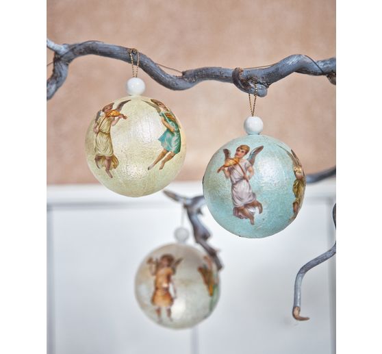 Koule z papírmašé VBS, 6 kusů