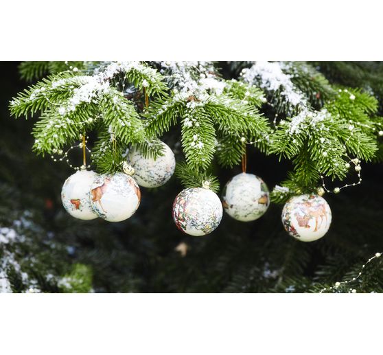 Koule z papírmašé VBS, 6 kusů