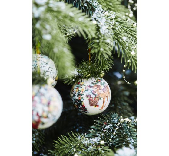 Koule z papírmašé VBS, 6 kusů