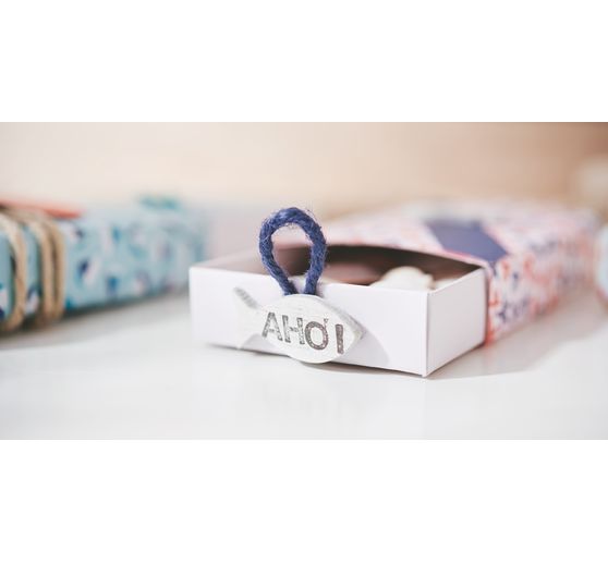 VBS Matchboxes "White", 11 cm