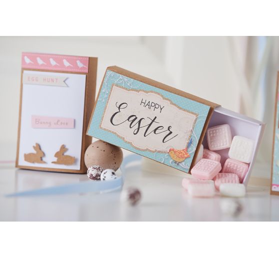 VBS Matchboxes "White", 11 cm