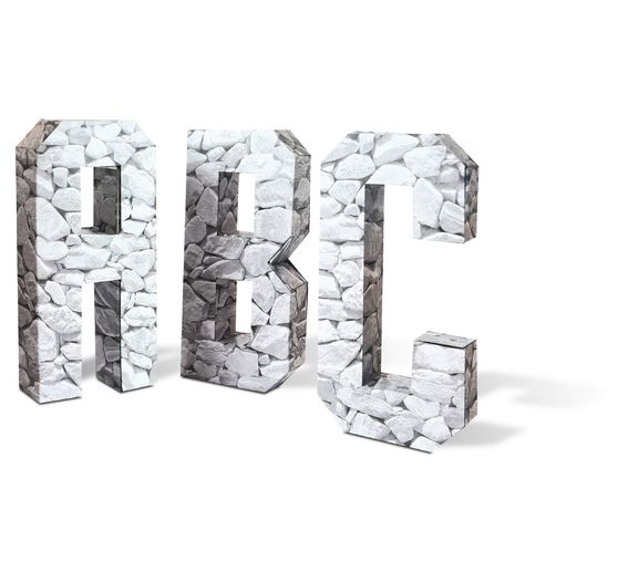 Motif photo cardboard "Stone White"