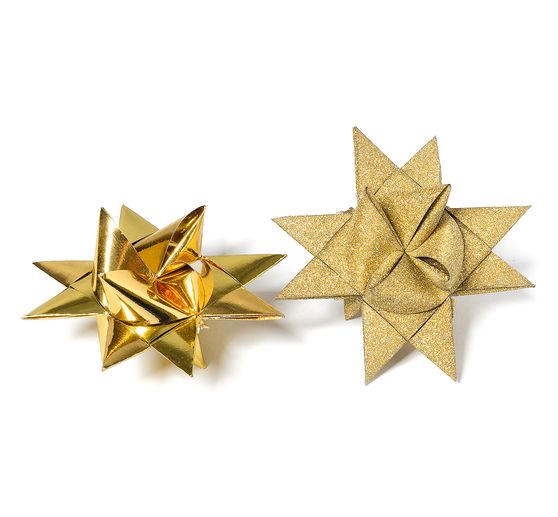 Paper strips "Glitter, gold", 15mm