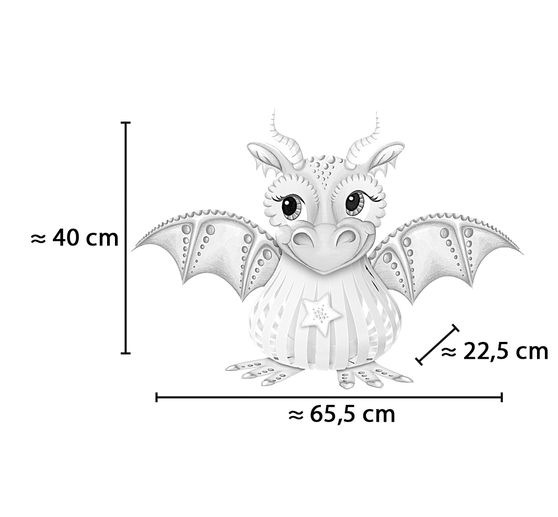 Lanterns-Dragon Girl craft kit