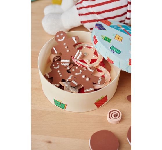 VBS dřevěná krabička "Round", Ø 15 cm